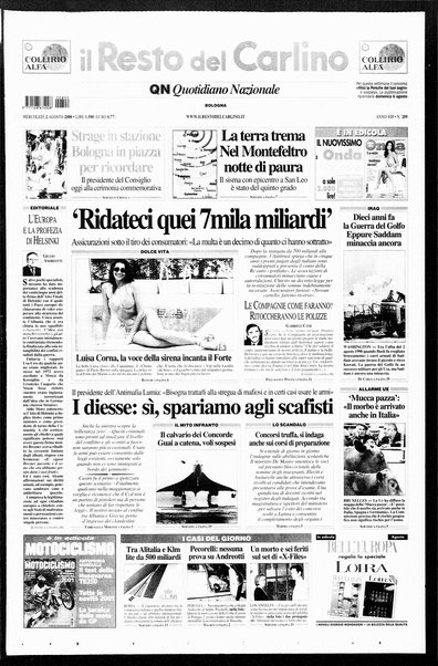 Il Resto del Carlino : giornale dell'Emilia